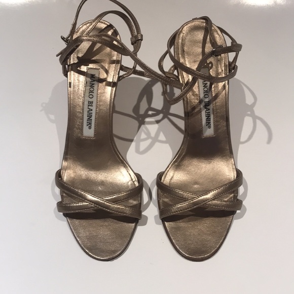 Manolo Blahnik strappy heels - Picture 3 of 7